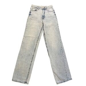 Pacsun Jeans Women's 26 Light Blu High Waisted Wide Leg Denim Pants 90'Boyfriend